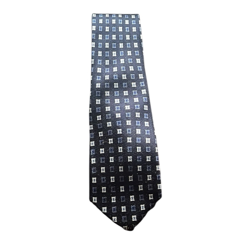 Bardelli Roma Men's Square Pattern Silk Tie